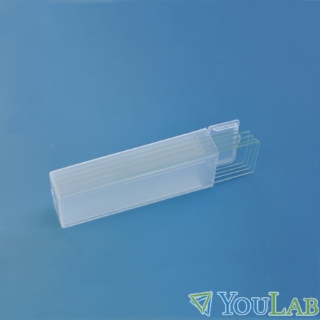 Boite plastique pour lames de microscope